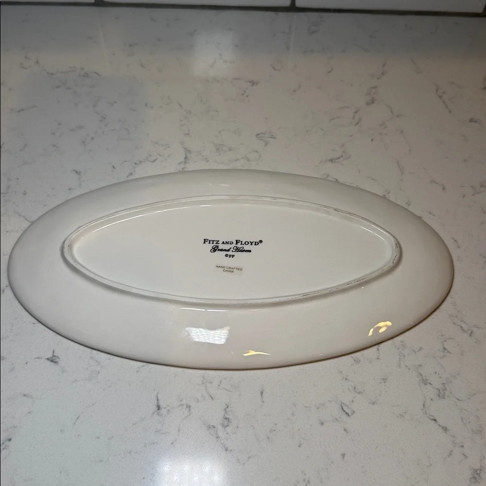 Fitz and Floyd ‘Bless This House’ Small‎ Oval Ceramic Platter
